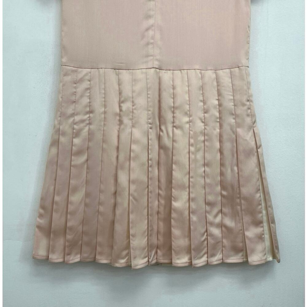 Tuckernuck Ballet Pleated Liza Dress Light Pink Spring Feminine Preppy Party XXS - Picture 10 of 14